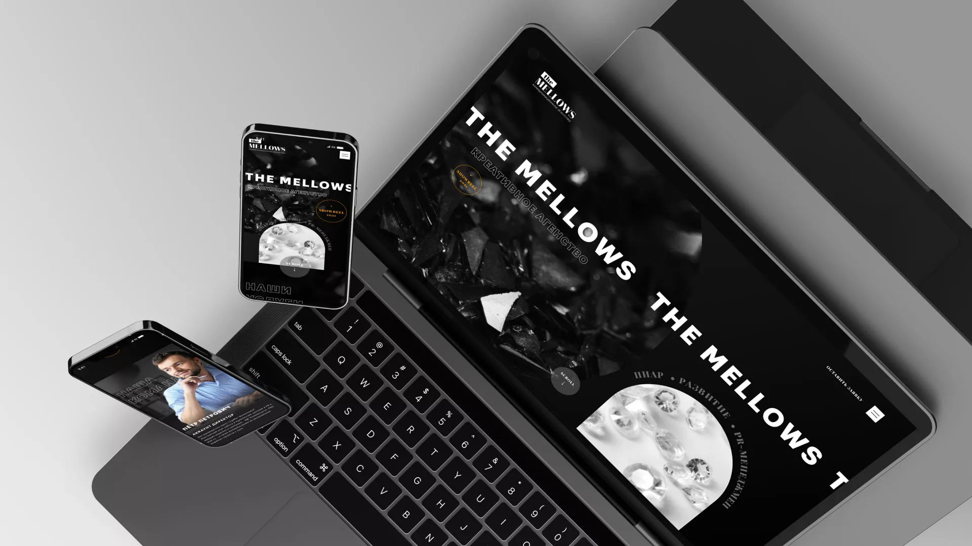 Разработка сайта креативного агентства «The Mellows» в Воротынске